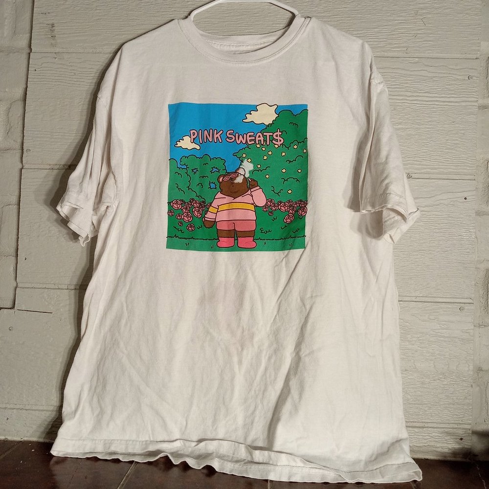 Pink Sweats Smoking Pink Bear Tee T-shirt